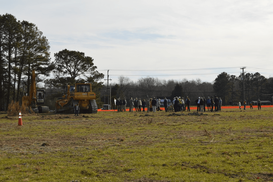 Ground Breaking Ceremony From a Distance