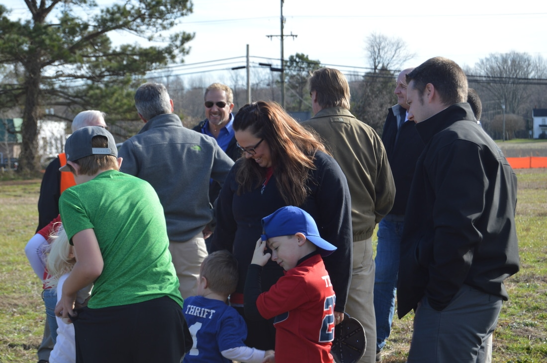 Group Gathered for Gound Breaking