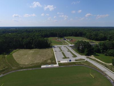 View of Fields and Parking Lot