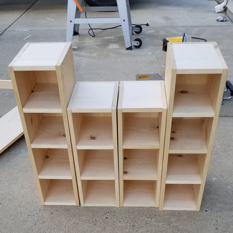 Squared Wooden Towers