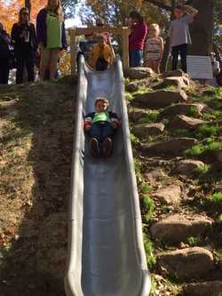 Child on Slide